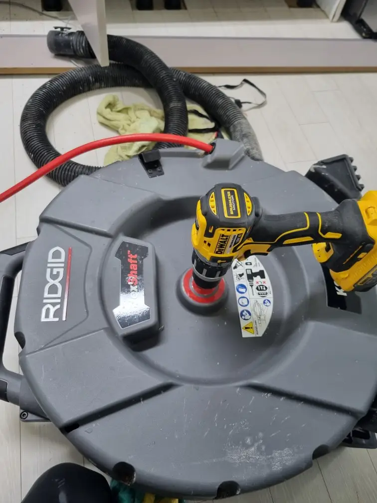 싱크대 샤프트 작업 5